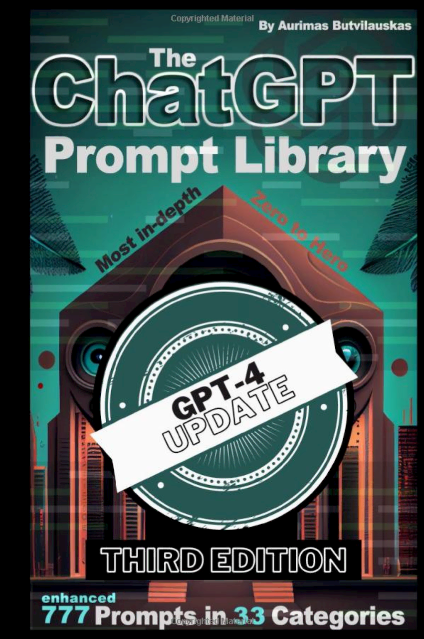 The ChatGPT Prompt Library (Artificial Intelligence Guides Book 8) logo