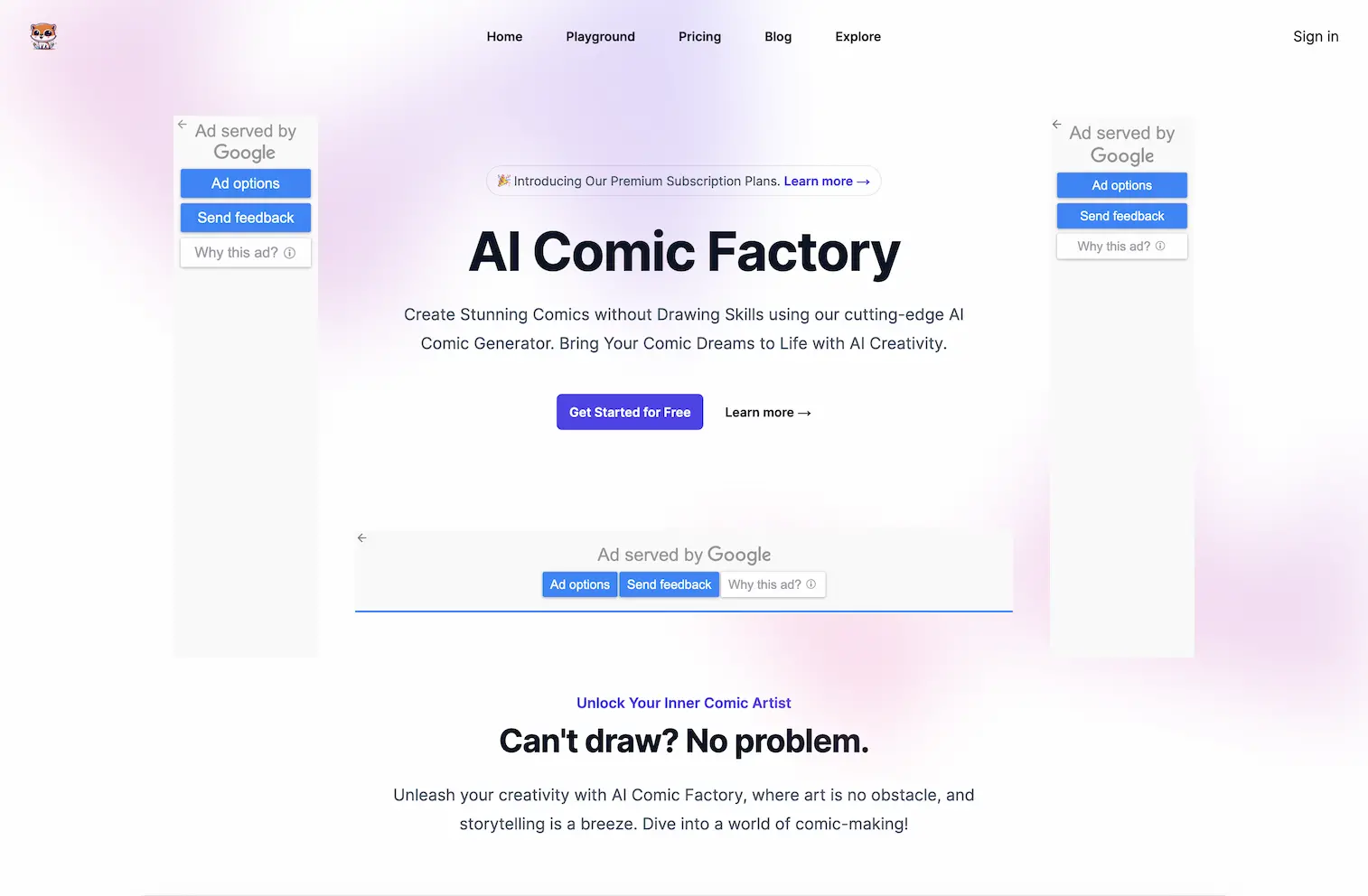 aicomicfactory.com official website