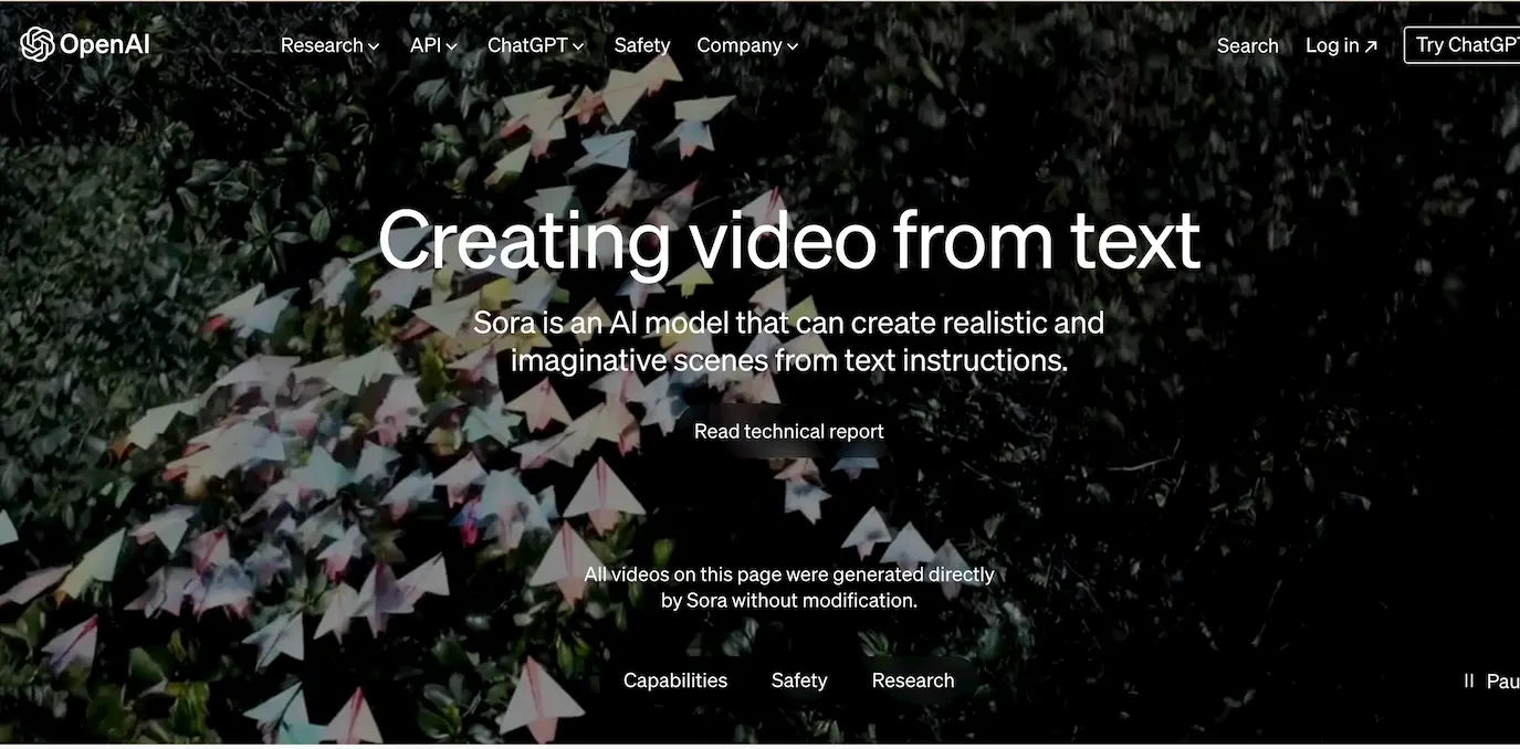 Sora AI - Text to Video screenshot