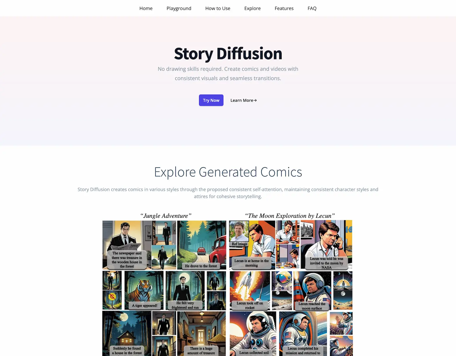 Story Diffusion screenshot