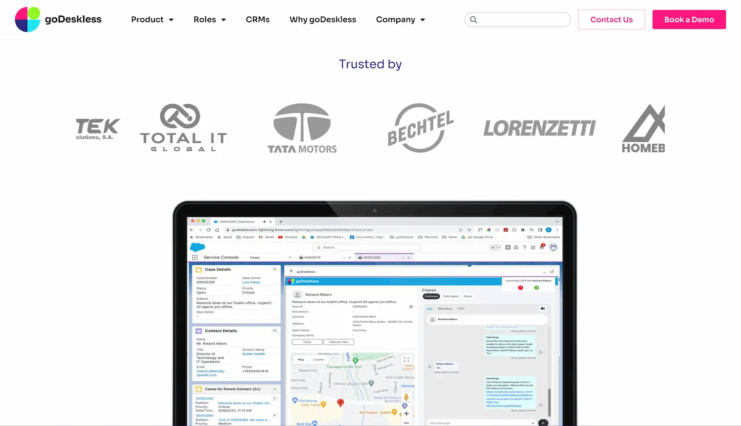 goDeskless pricing and features